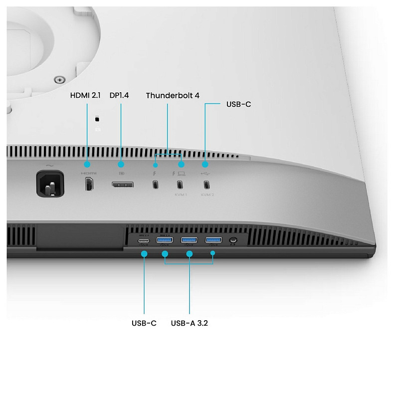 Монітор BenQ 27" PD2730S, IPS, 5K, HDMI, DP, USB-C, USB-hub, HAS, Pivot, кол.