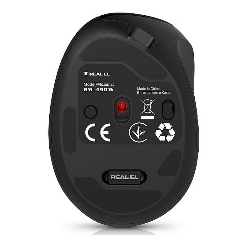 Миша REAL-EL RM-490W Black