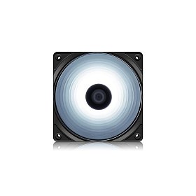 Вентилятор DeepCool RF120W, 120х120х25 мм, 3-pin, 4-pin, чорний з білим