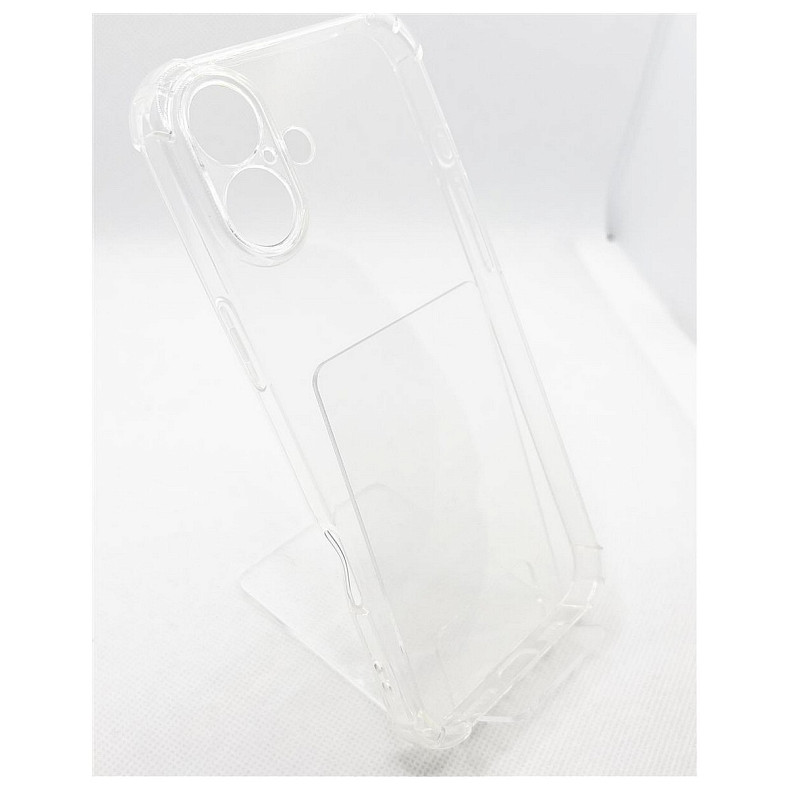 Чeхол-накладка BeCover Anti-Shock для Apple iPhone 16 Plus Clear (712111)