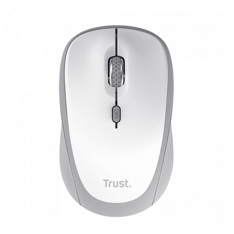 Миша Trust Yvi+ Compact Multi-Device, WL/BT/USB-A, білий