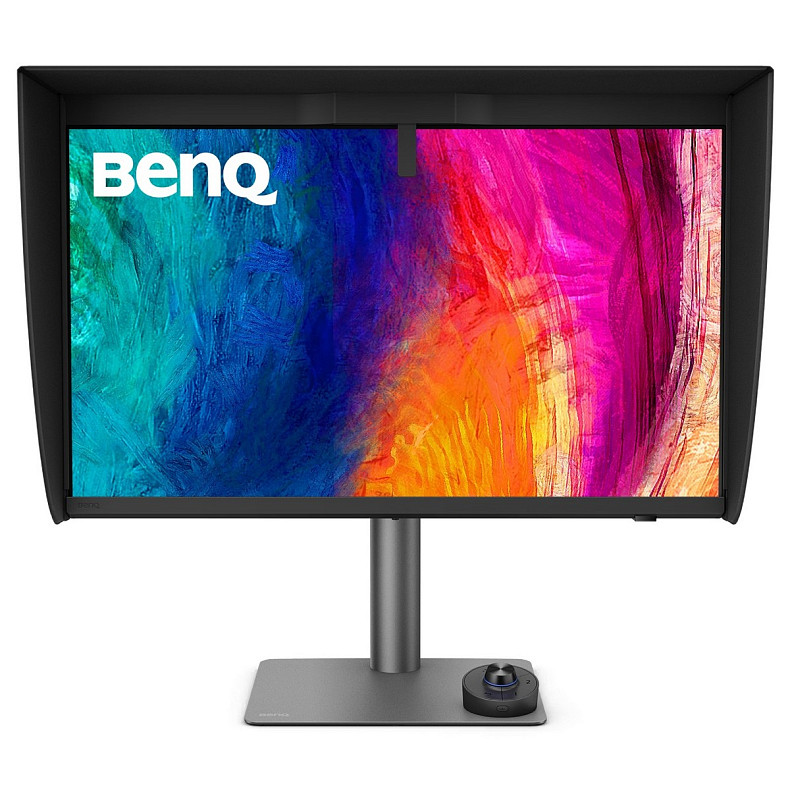 Монітор BenQ 27" PD2770U, IPS, 4K UHD, HDMI, DP, USB-C, USB-hub, HAS, колонки