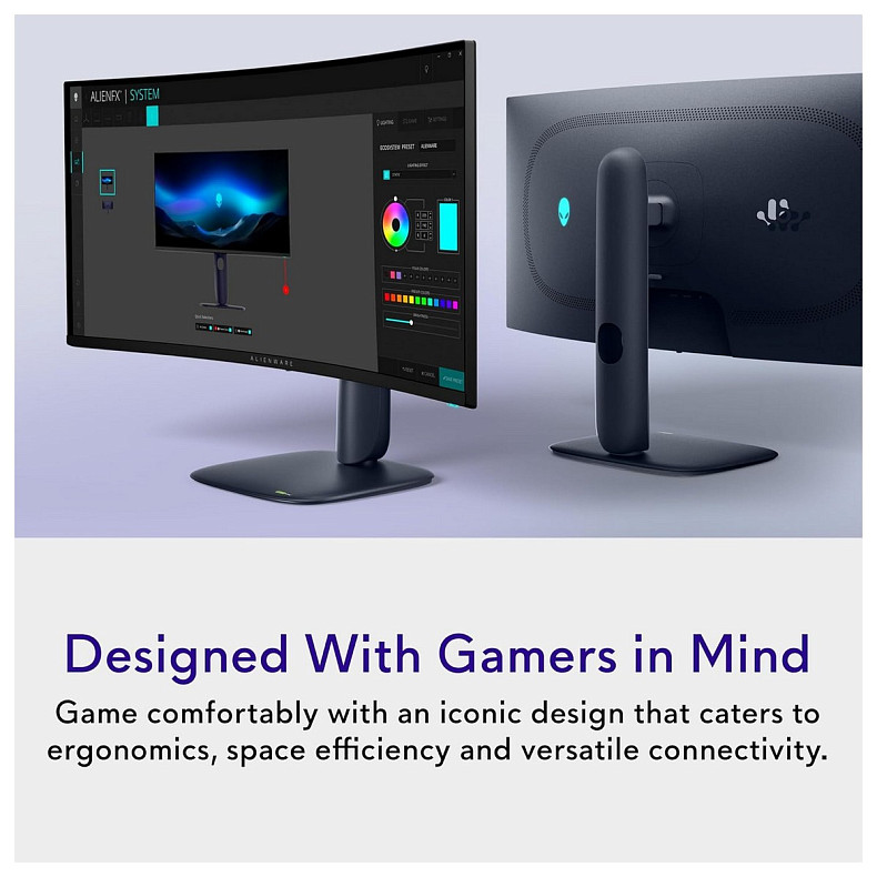 Монитор DELL 34" AW3425DW 2xHDMI, DP, USB, QD-OLED, 3440x1440, 21:9, 240Hz, 0.03ms, DCI-P3 99.3%, CU