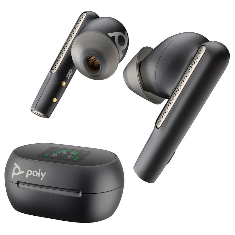 Наушники с микрофоном Poly TWS Voyager Free 60+ Earbuds+BT700C+TSCHC Black