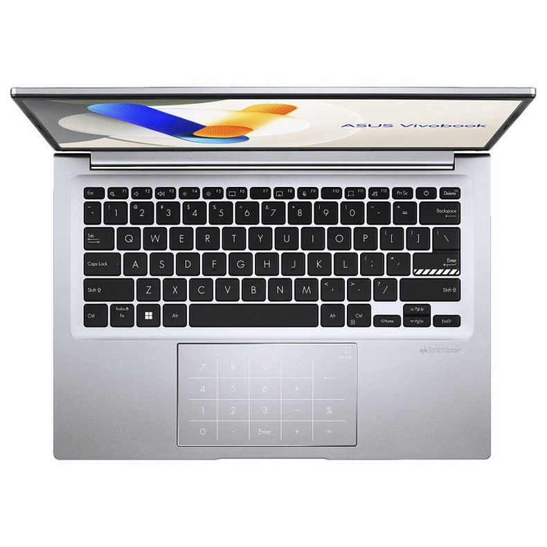 Ноутбук Ноутбук ASUS Vivobook 14 X1405VA-LY511 14" WUXGA IPS, Intel i5-13420H, 16GB, F512GB, UMA, NoOS, Серебро