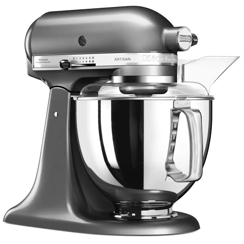 Кухонный комбайн KitchenAid Artisan 4,8 л 5KSM175PSEMS с откидным блоком серебряный медальон