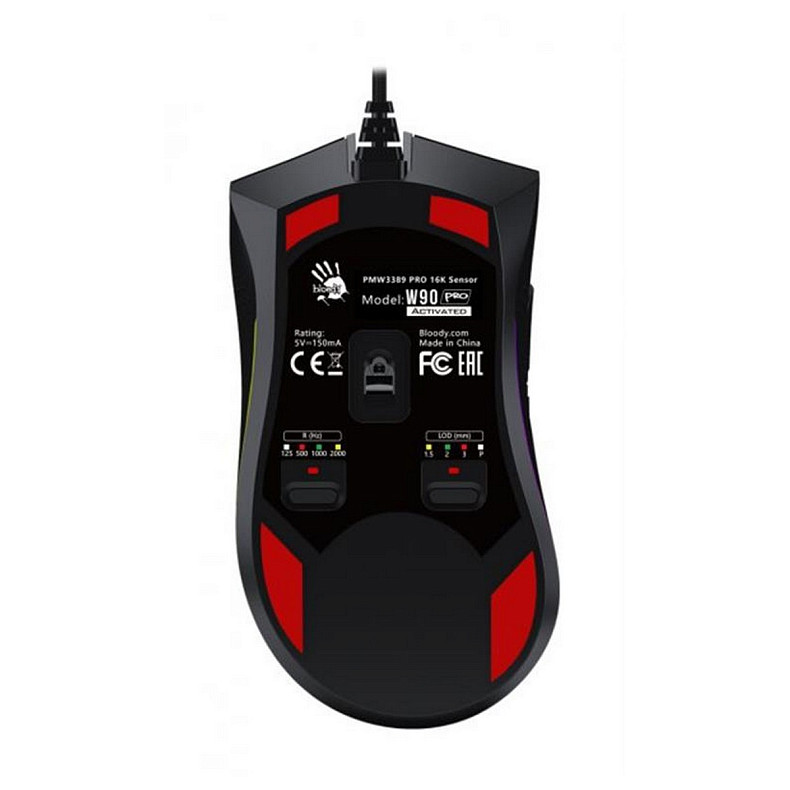 Мышка A4Tech Bloody W90 Pro Stone Black