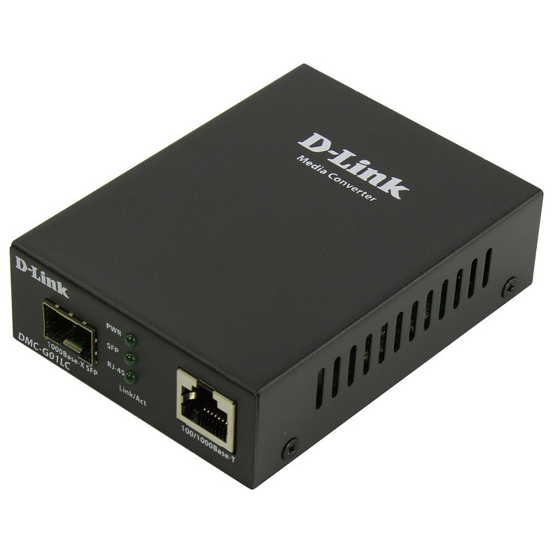 Медіаконвертер D-Link DMC-G01LC (Gigabit Ethernet to Gigabit SFP)