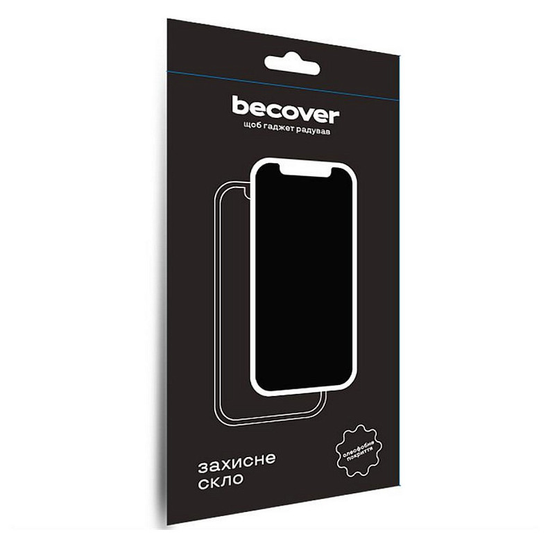 Защитное стекло BeCover для Poco M6 Pro 4G Black (710632)