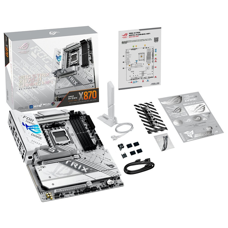 Материнская плата ASUS ROG STRIX X870-A GAMING WIFI sAM5 X870 4xDDR5 M.2 HDMI DP WiFi BT ATX
