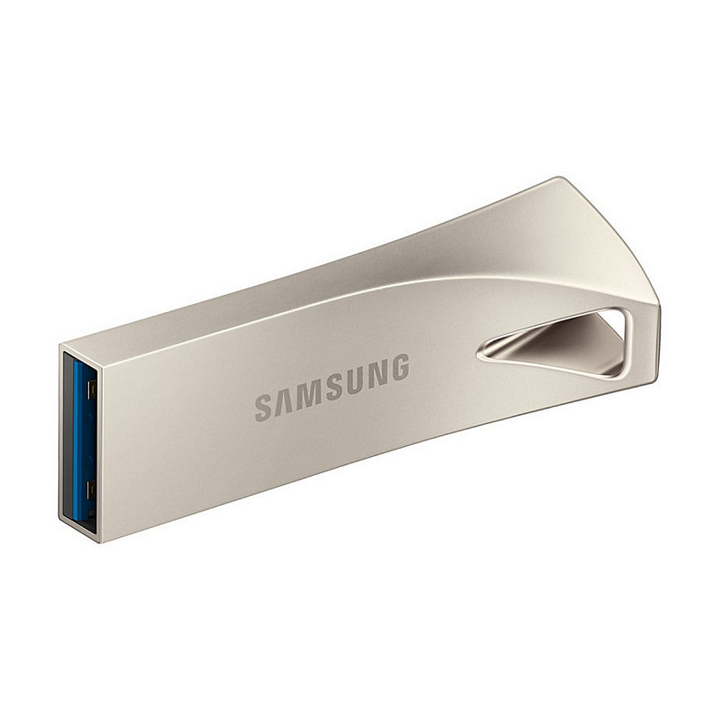 Накопитель Samsung 256GB USB 3.1 Type-A Bar Plus Серебряный (MUF-256BE3/APC)