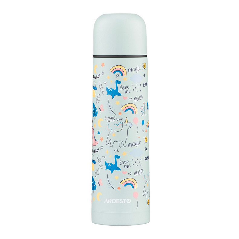 Термос Ardesto Magic 500мл, нержавіюча сталь, сірий (AR2650KMA)