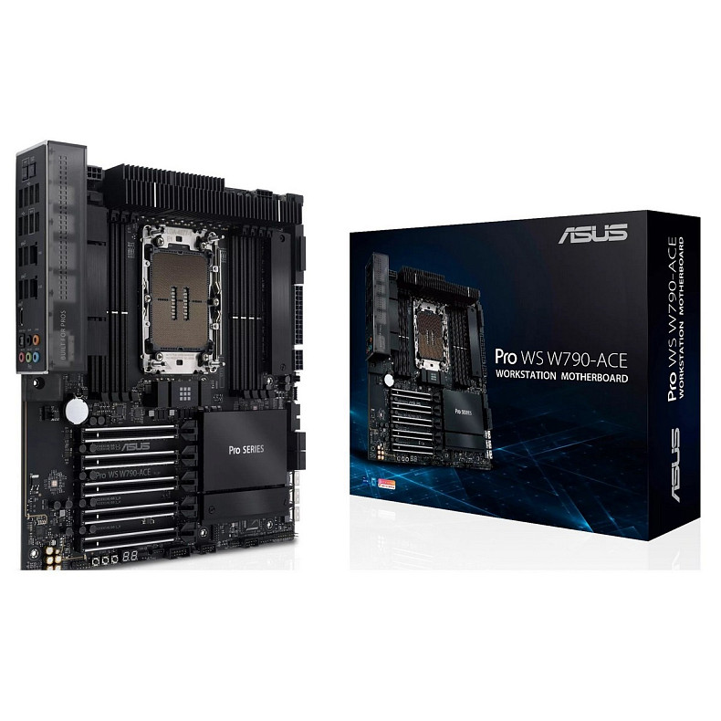 Материнcька плата ASUS PRO WS W790-ACE s4677 W790 8xDDR5 M.2 CEB
