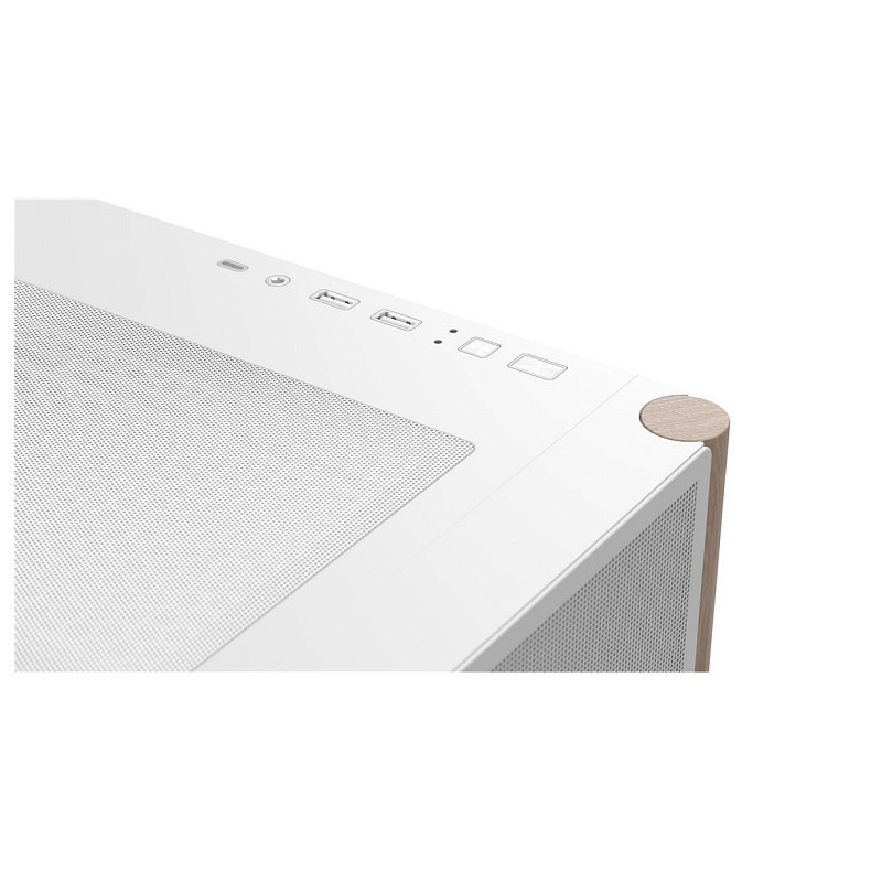 Корпус AeroCool D501A-G-WT-v2 (ACCM-DS01043.21) White без БП