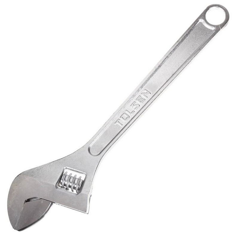 Ключ розвідний Tolsen, робочий діапазон 0-43мм, 375мм, CrV (15005)
