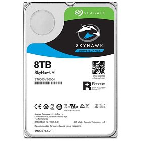 Жесткий диск Seagate SkyHawk AI Surveillance HDD SATA 8.0TB (ST8000VE001)