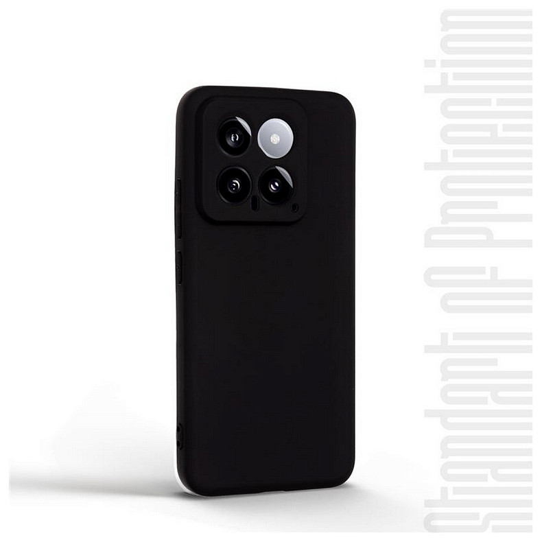 Чохол-накладка Armorstandart Matte Slim Fit для Xiaomi 14 Camera cover Black (ARM72979)