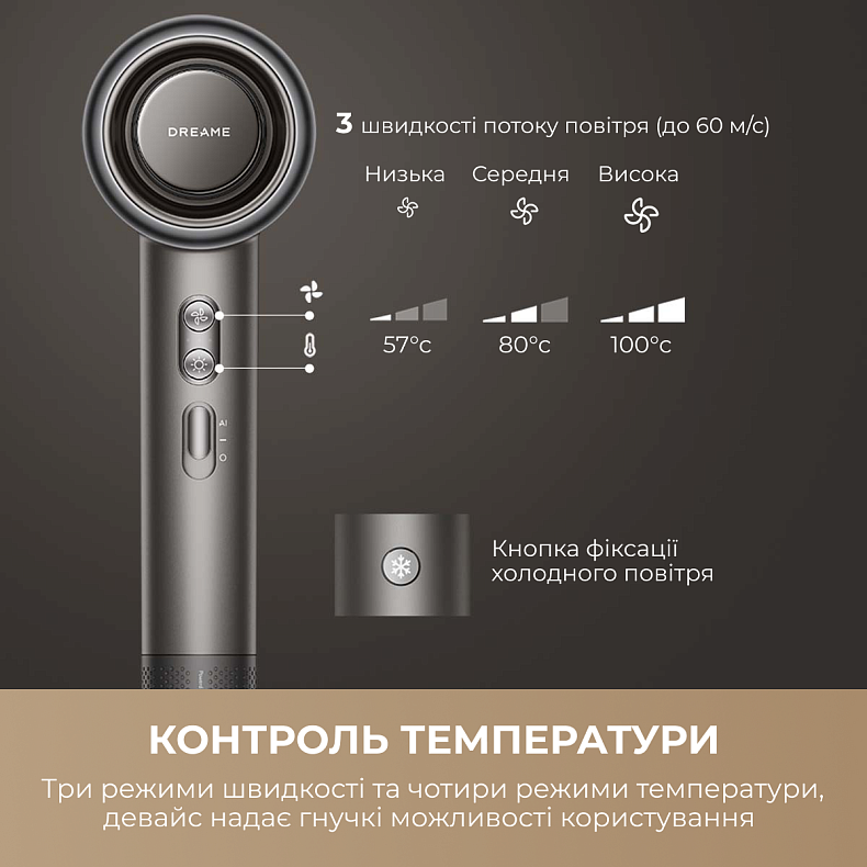 Фен Dreame Gusto PinkGold