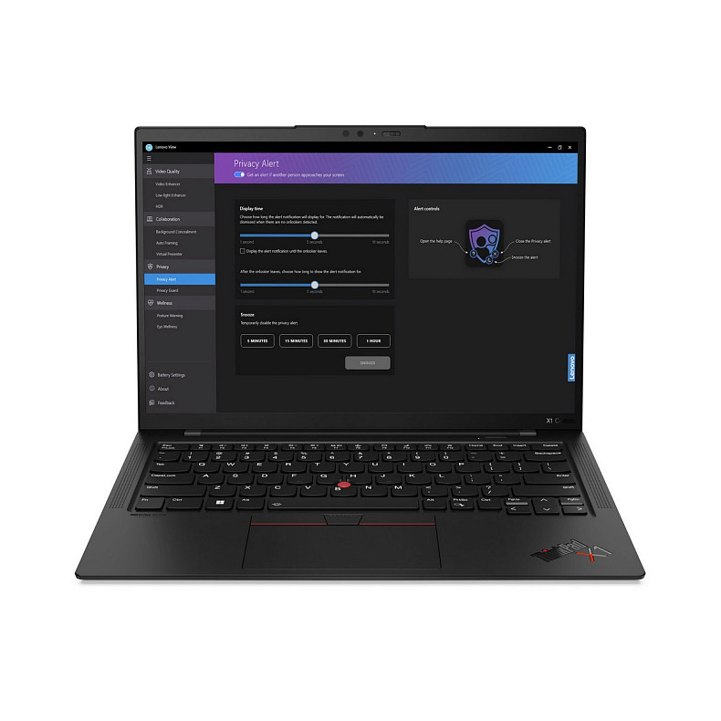 Ноутбук Lenovo ThinkPad X1 Carbon G11 14" 2.8K OLED, Intel i7-1355U, 32GB, F1TB, UMA, LTE, Win11P (21HM0068RA)