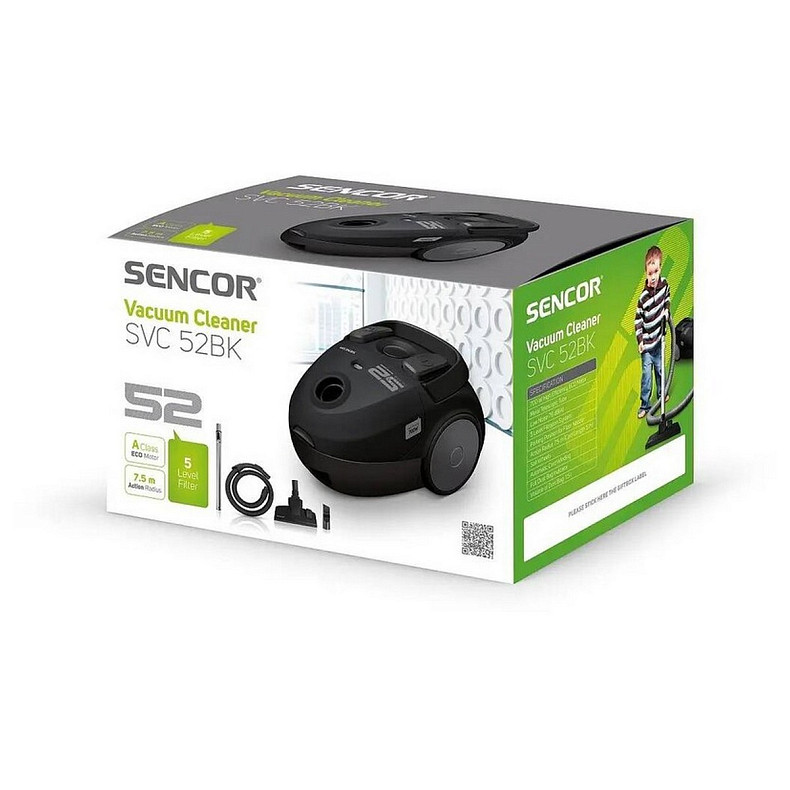 Пылесос Sencor SVC 52BK-EUE3