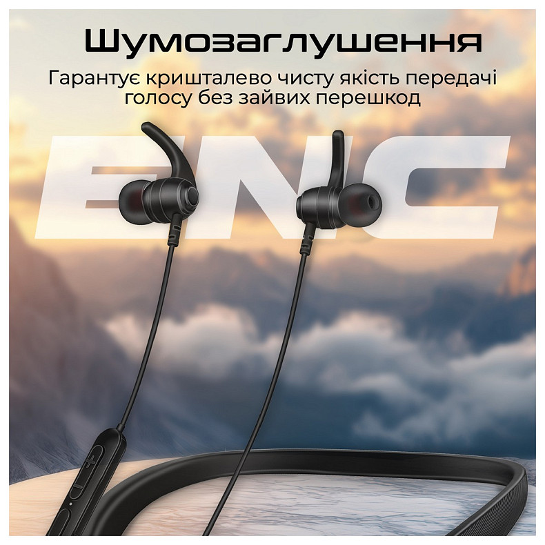 Наушники Promate Leap-200h Black