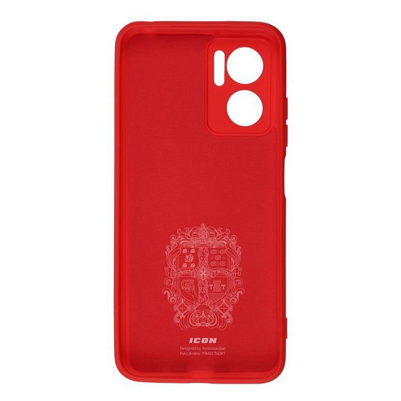 Чохол-накладка Armorstandart Icon для Xiaomi Redmi 10 5G/11 Prime 5G/Note 11E 5G Camera cover Red