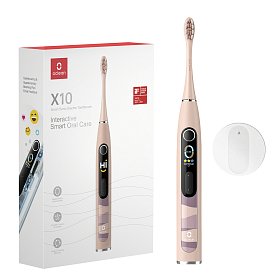 Электрическая зубная щетка Oclean X10 Electric Toothbrush Pink - розовая