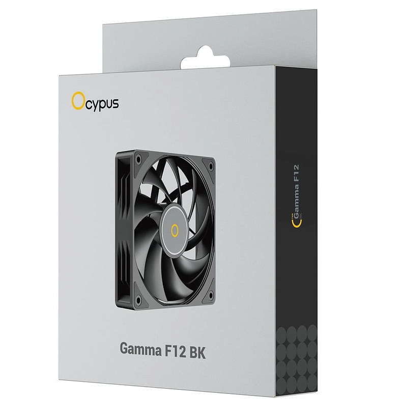 Корпусний вентилятор Ocypus GAMMA F12 BK 120MM (GAMMA-F12-BK1NN00X-GL)