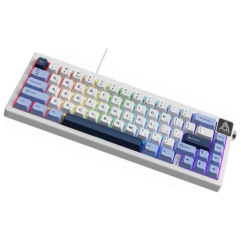 Клавиатура Ajazz AK650 Sea Salt Switch White USB-C (AK650-SS-BWB)