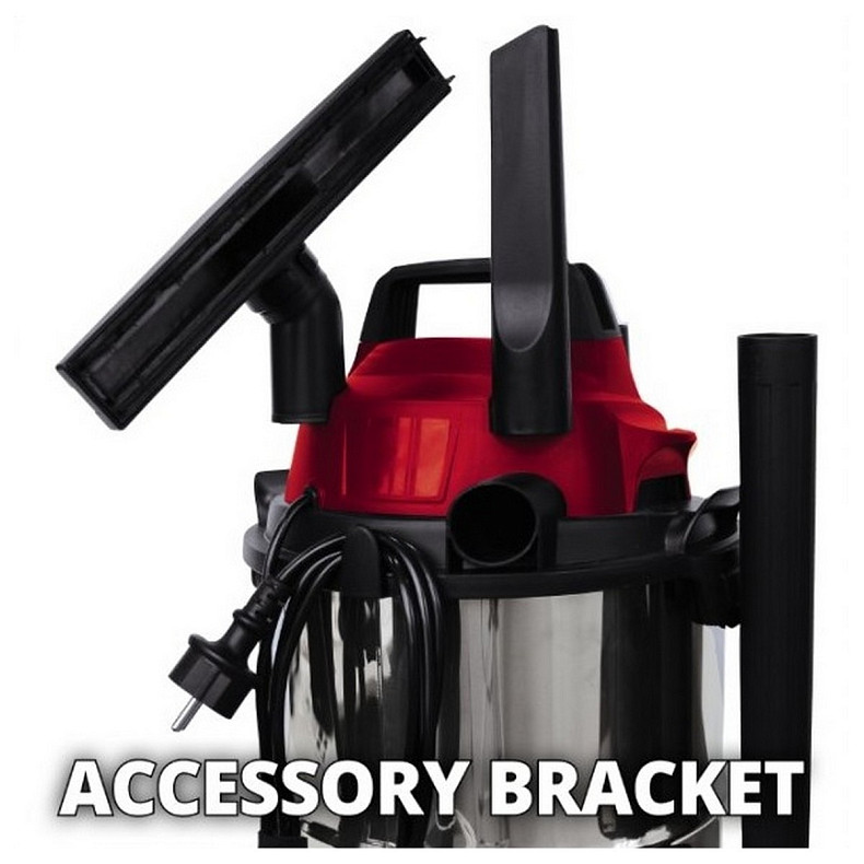 Пылесос профессиональный Einhell TC-VC 1815 S, 1250Вт, 180мБар, 15л, 4.6кг