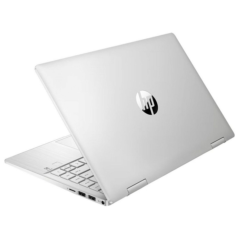 Ноутбук HP Pavilion x360 14-ek1003ua 14" FHD IPS Touch, Intel i3-1315U, 8GB, F256GB, UMA, DOS, срібл (826T1EA)