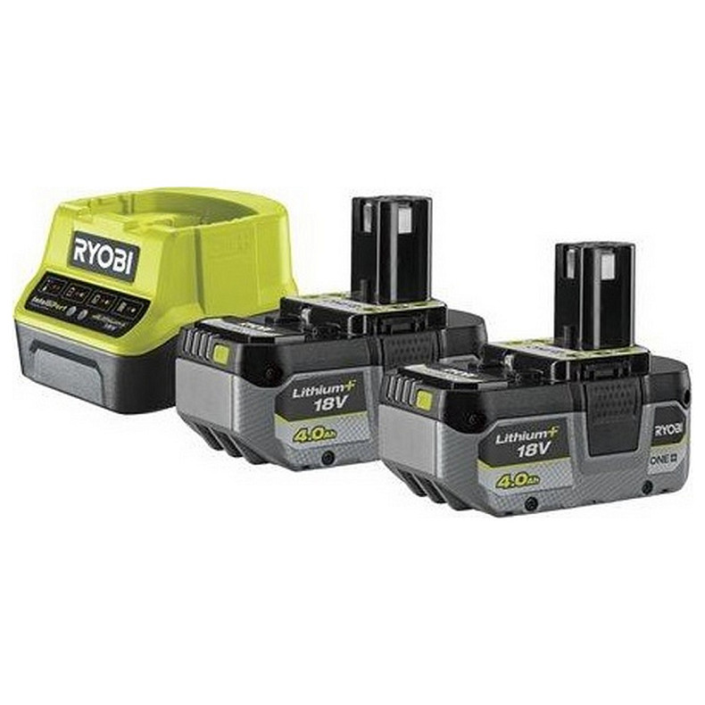 Набор аккумуляторов и зарядных устройств Ryobi ONE+ RC18120-240X 18В