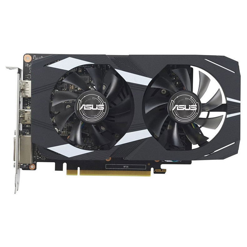 Відеокарта Asus GeForce GTX 1650 4GB GDDR6 Dual EVO OC D6 (DUAL-GTX1650-O4GD6-P-EVO)