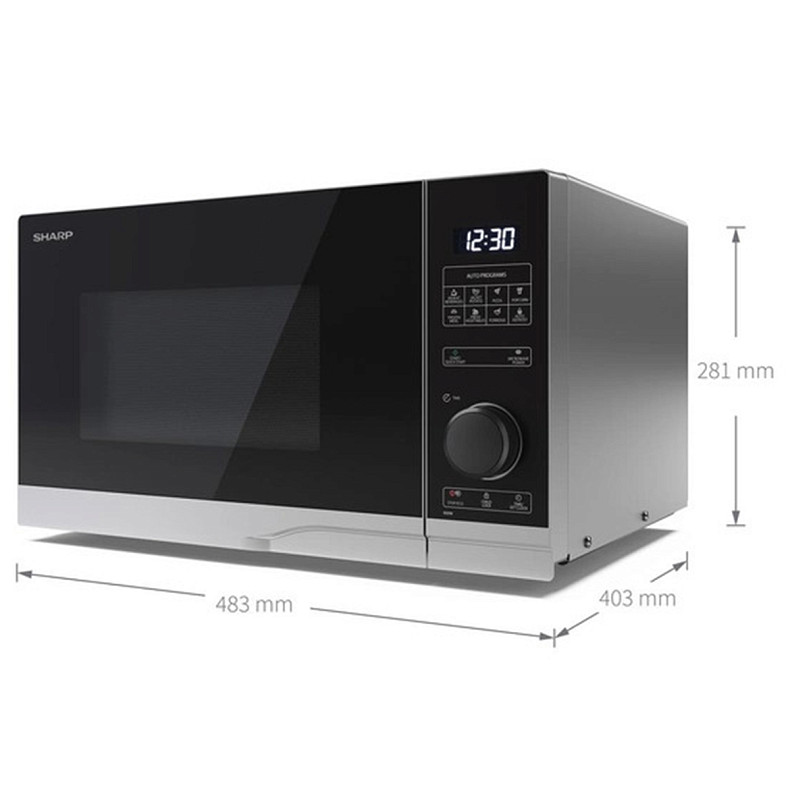 Мікрохвильовка Sharp YC-PS254AE-S