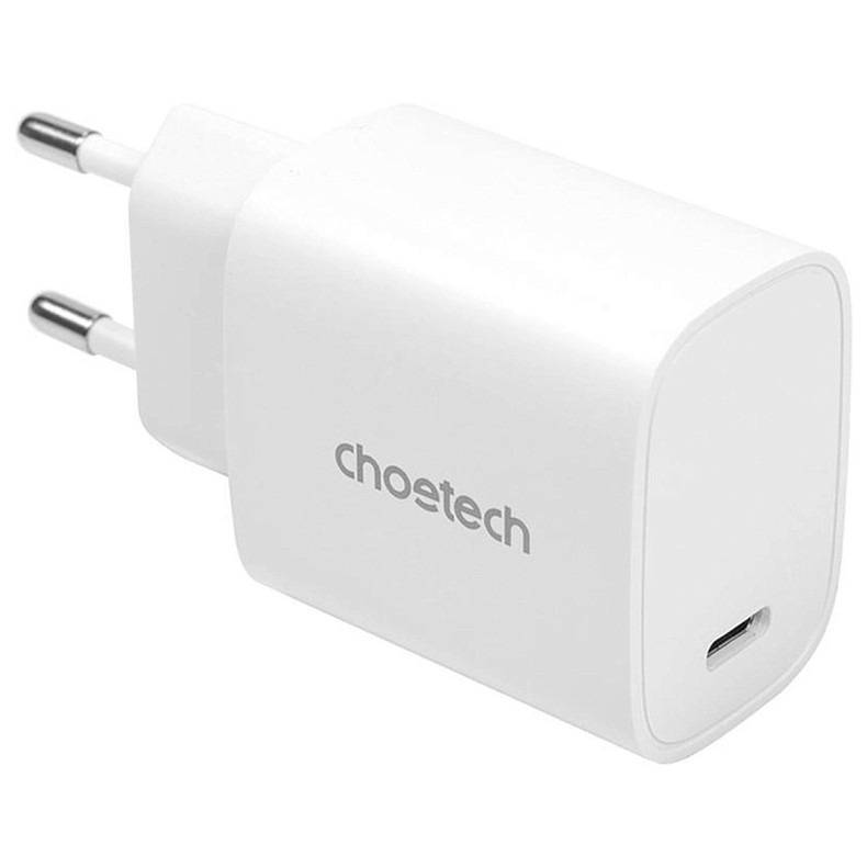 Мережевий зарядний пристрій Choetech USB Type-C, 20W, PD3.0, QC3.0 (Q5004)