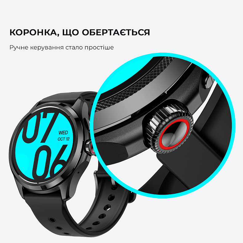 Смарт-часы MOBVOI TicWatch Pro 5 GPS Obsiidian