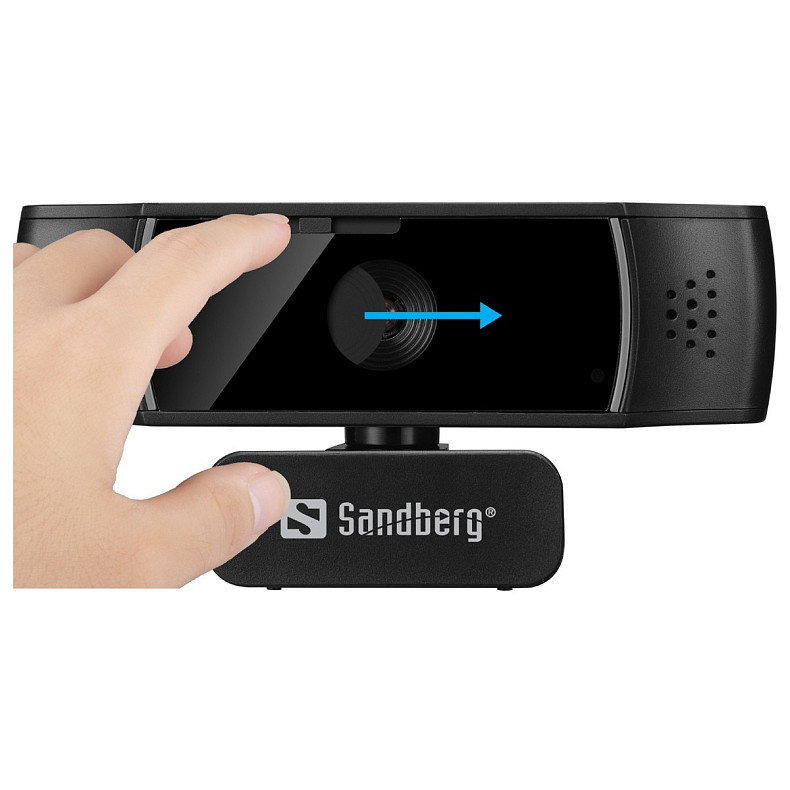 Веб-камера Sandberg Autofocus DualMic Full HD Stereo microphone
