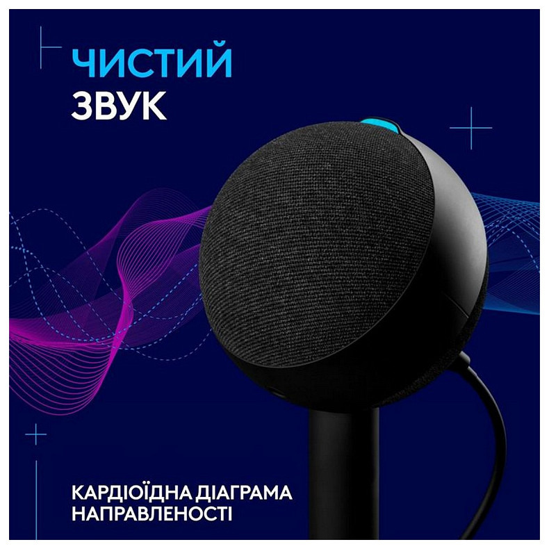 Мікрофон Logitech G Yeti Orb RGB Black (988-000551)