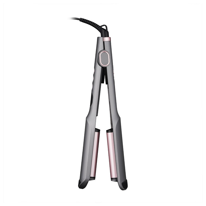 Плойка для завивки волос Ardesto Pink Touch, 55Вт, 100-200C, керамика, серый+розовый