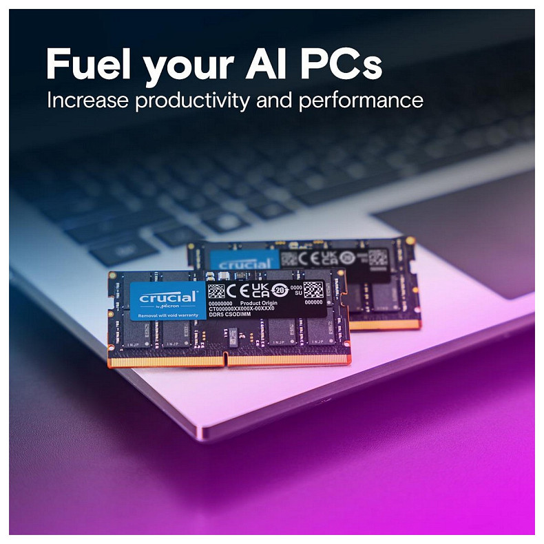 ОЗУ Crucial Pro DDR5 32GB/6400 (CT32G64C52CS5)
