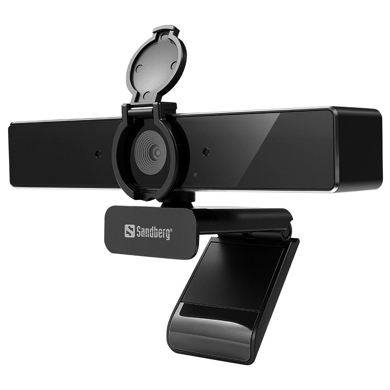 Веб-камера Sandberg 4K Webcam USB-A/USB-C connection, ENC, Remote control