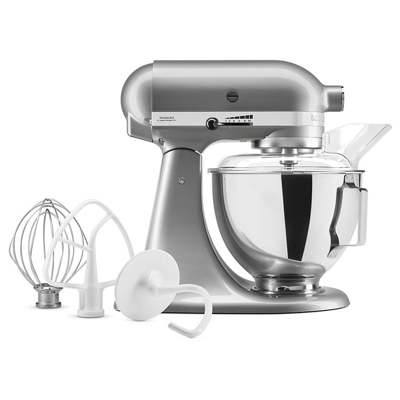 Кухонний комбайн KitchenAid Artisan 4,3 л 5KSM95PSEMC з відкидним блоком колір хром