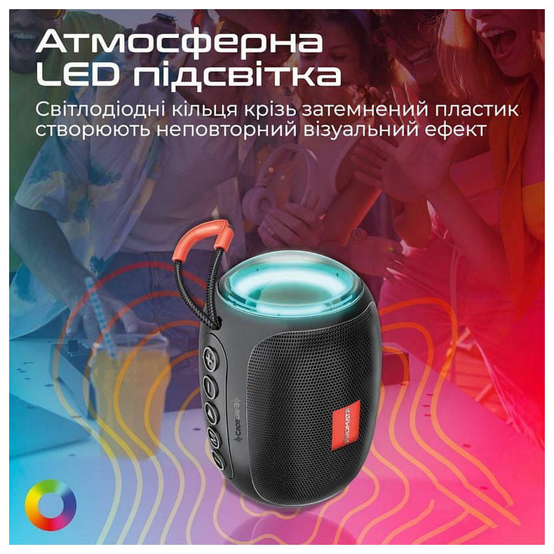 Акустическая система Promate Capsule-3 Black