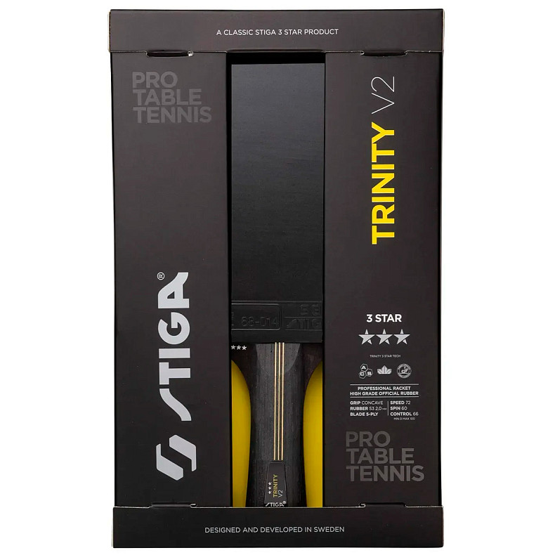Ракетка для настольного тенниса Stiga Trinity 3 Star ver.2 FL (1213-1208-35)