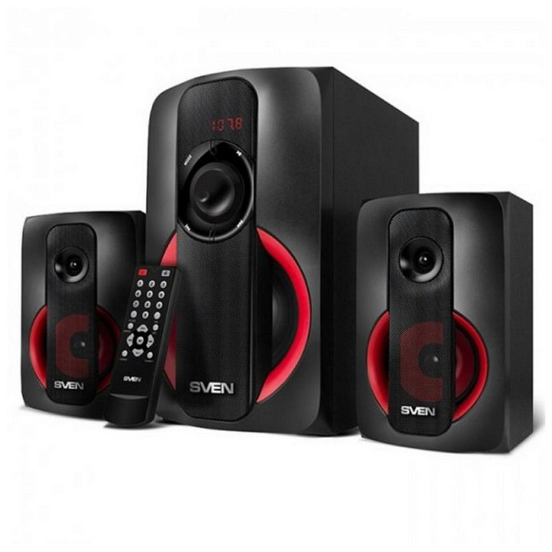 Акустическая система SVEN MS-304 Black/Red UAH