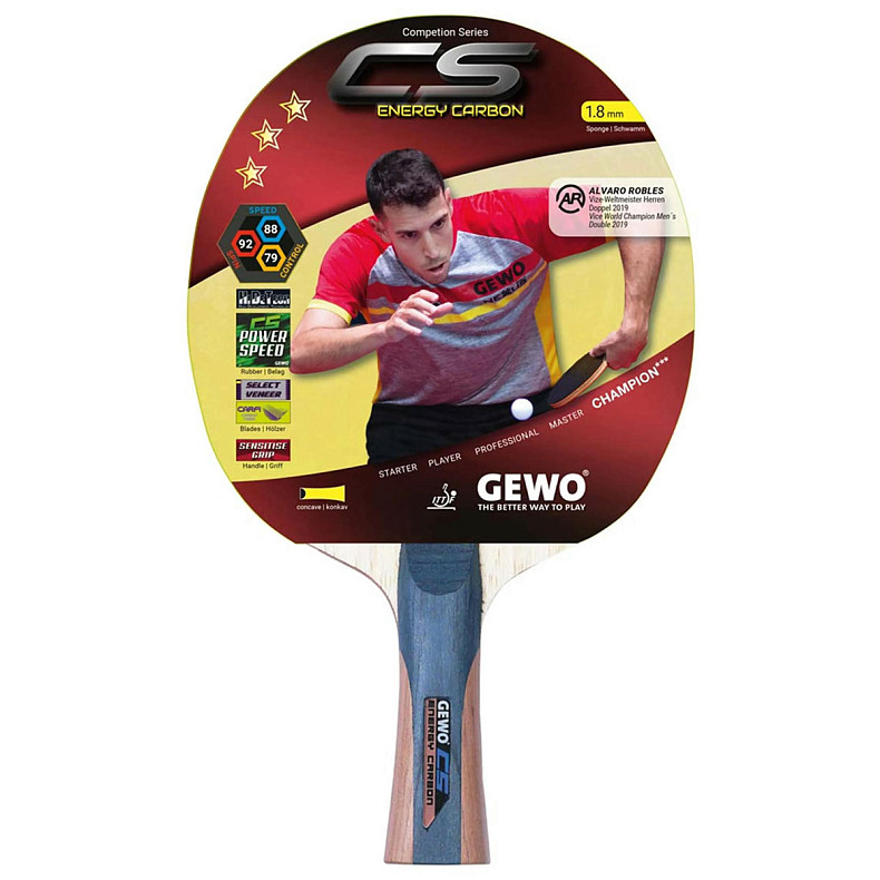 Ракетка для настольного тенниса Gewo CS Energy Carbon FL (860500001)