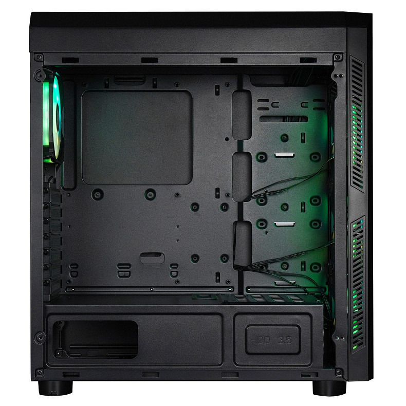 Корпус Chieftec SCORPION 4 GL-04B-UC-OP 4x120mm A-RGB, USB-C, ATX, без БЖ, Black