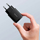 Мережевий зарядний пристрій Baseus Compact Quick Charger U+C 20W EU Black (CCXJ-B01)