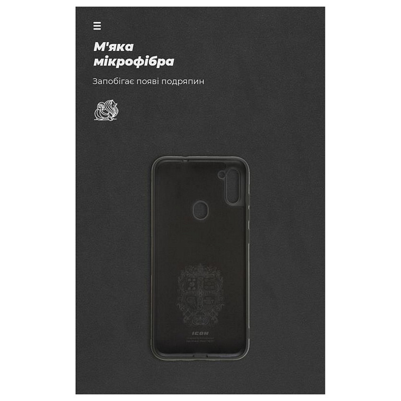 Чехол-накладка Armorstandart Icon для Samsung Galaxy A11 SM-A115/M11 SM-M115 Camera cover Black