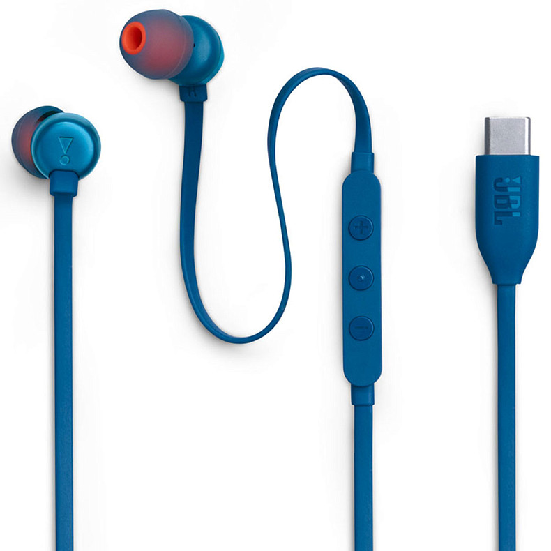 Навушники JBL Tune 310C USB-C Blue (JBLT310CBLU)